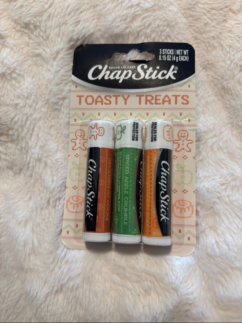 ChapStick Toasty Treats Lip Balm 3-Pack - Orange & Green